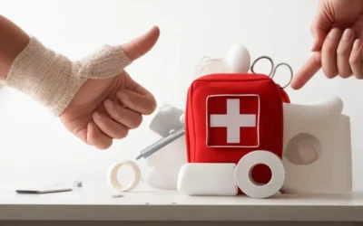 ¿Qué contiene un botiquín de primeros auxilios?