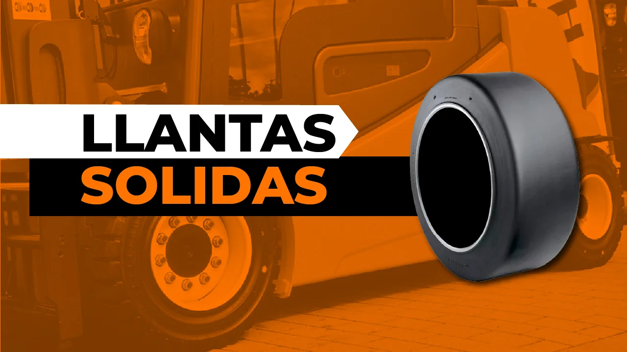 Llantas solidas<br />
ruedas montacargas